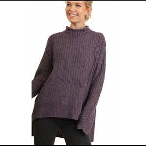 Cozy Purple Sweater NWOT
